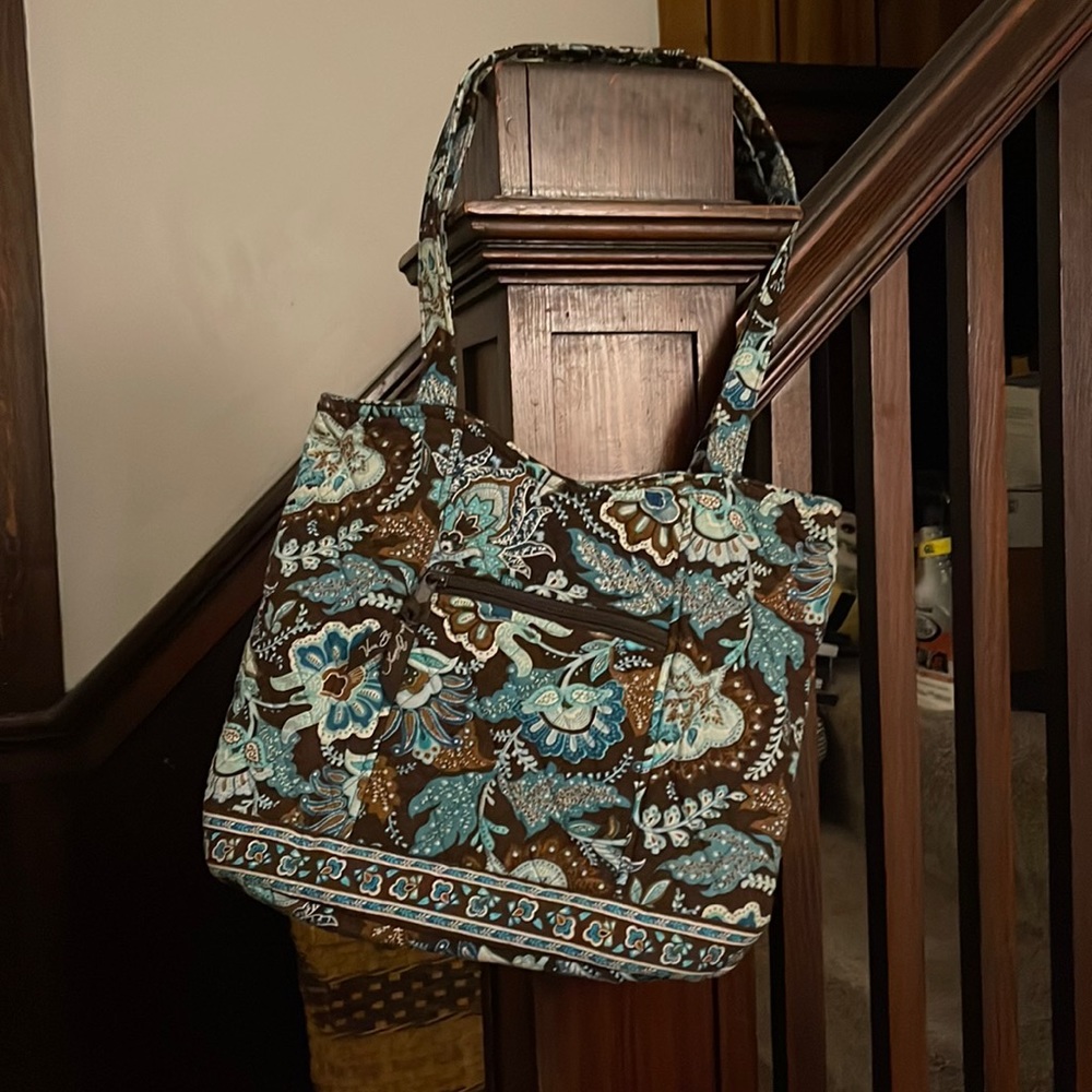 Vera Bradley small tote in Java Blue